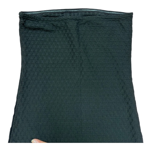 Urban Outfitters Black Strapless Quilted Mini Dress Size S Bodycon Tube - Picture 4 of 8